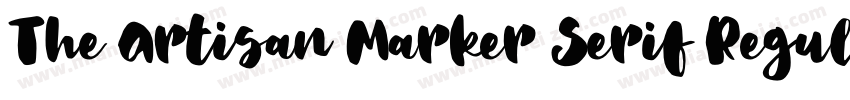 The Artisan Marker Serif Regular字体转换